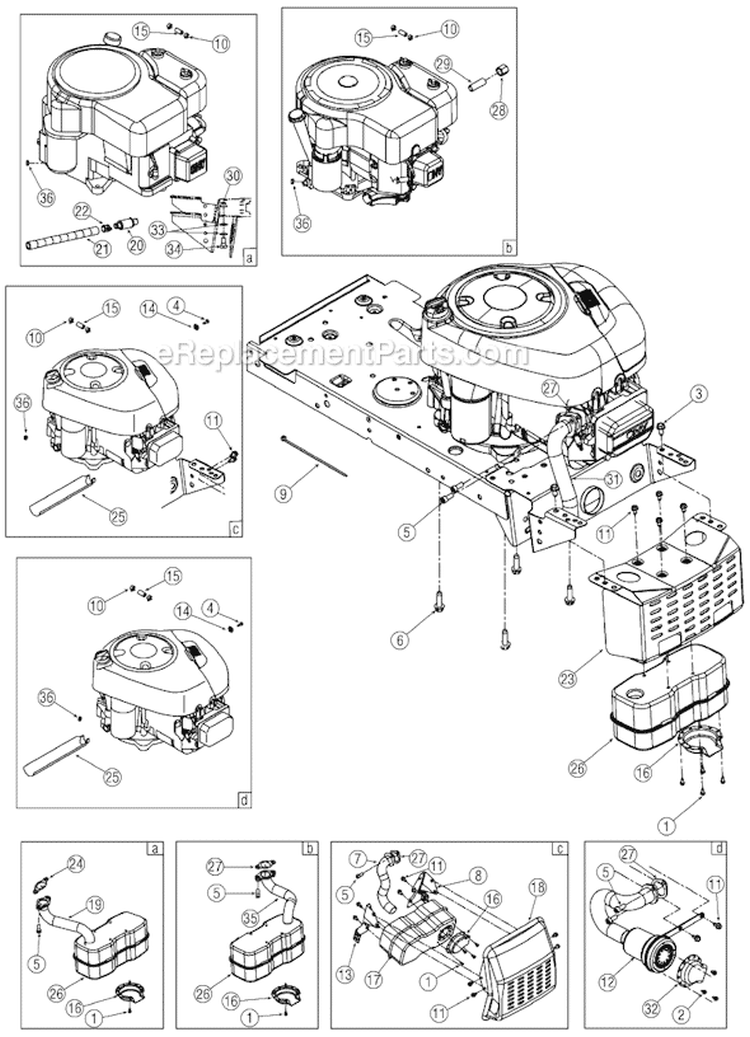 Page C Diagram and Parts List for 13A1762F700 2006 Yard Machines Lawn Tractor